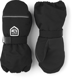 Hestra Kids' Wool Terry Mitt Luffe - Black